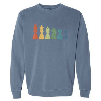 Funny Chess Pieces Board Gift Game Lover Player Themed Chess Gift 9 Garment-Dyed Sweatshirt