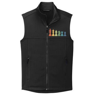 Funny Chess Pieces Board Gift Game Lover Player Themed Chess Gift 9 Collective Smooth Fleece Vest