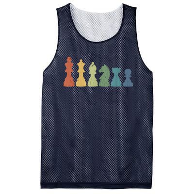 Funny Chess Pieces Board Gift Game Lover Player Themed Chess Gift 9 Mesh Reversible Basketball Jersey Tank