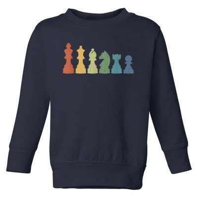 Funny Chess Pieces Board Gift Game Lover Player Themed Chess Gift 9 Toddler Sweatshirt