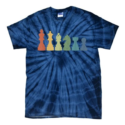 Funny Chess Pieces Board Gift Game Lover Player Themed Chess Gift 9 Tie-Dye T-Shirt