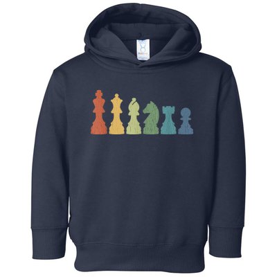 Funny Chess Pieces Board Gift Game Lover Player Themed Chess Gift 9 Toddler Hoodie