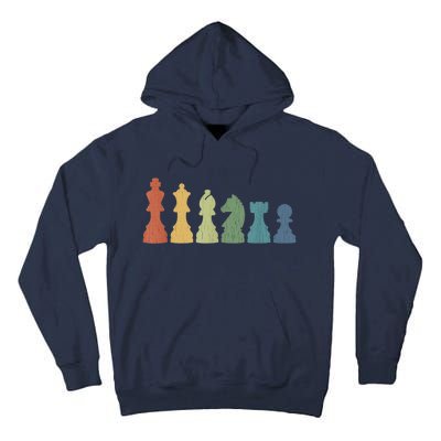 Funny Chess Pieces Board Gift Game Lover Player Themed Chess Gift 9 Tall Hoodie