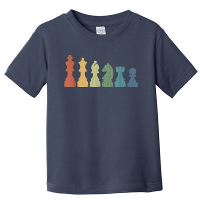 Funny Chess Pieces Board Gift Game Lover Player Themed Chess Gift 9 Toddler T-Shirt