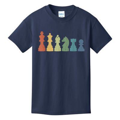 Funny Chess Pieces Board Gift Game Lover Player Themed Chess Gift 9 Kids T-Shirt