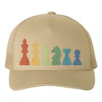 Funny Chess Pieces Board Gift Game Lover Player Themed Chess Gift 9 Yupoong Adult 5-Panel Trucker Hat