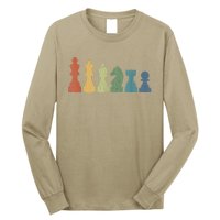 Funny Chess Pieces Board Gift Game Lover Player Themed Chess Gift 9 Long Sleeve Shirt