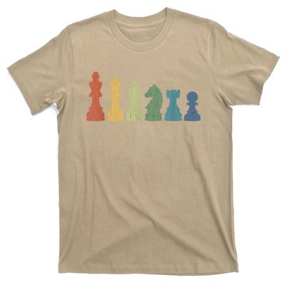 Funny Chess Pieces Board Gift Game Lover Player Themed Chess Gift 9 T-Shirt