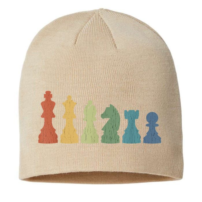 Funny Chess Pieces Board Gift Game Lover Player Themed Chess Gift 9 Sustainable Beanie