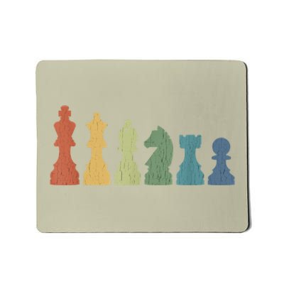 Funny Chess Pieces Board Gift Game Lover Player Themed Chess Gift 9 Mousepad