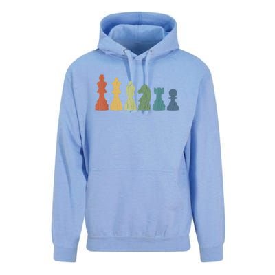 Funny Chess Pieces Board Gift Game Lover Player Themed Chess Gift 9 Unisex Surf Hoodie