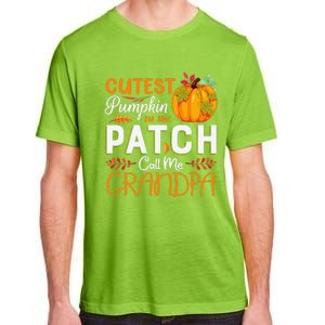 Funny Cutest Pumpkin In The Patch Call Me Grandpa Halloween Gift Adult ChromaSoft Performance T-Shirt