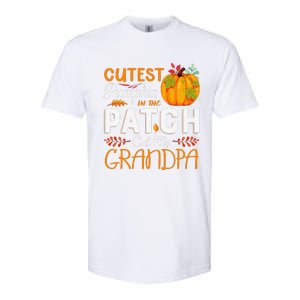 Funny Cutest Pumpkin In The Patch Call Me Grandpa Halloween Gift Softstyle CVC T-Shirt