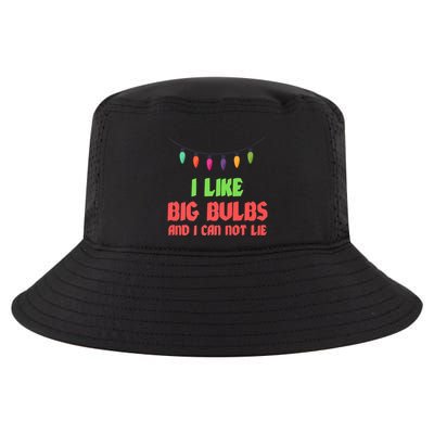 Funny Christmas Pun I Like Big Bulbs And I Can Not Lie Great Gift Cool Comfort Performance Bucket Hat