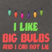 Funny Christmas Pun I Like Big Bulbs And I Can Not Lie Great Gift Cotton Canvas Backpack