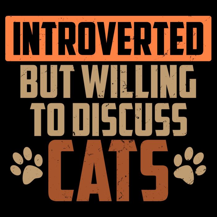 Funny Cat Paws Introverted But Willing To Discuss Cats Mug