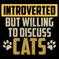 Funny Cat Paws Introverted But Willing To Discuss Cats Mousepad