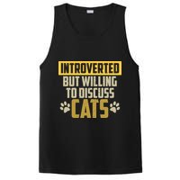 Funny Cat Paws Introverted But Willing To Discuss Cats PosiCharge Competitor Tank