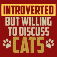 Funny Cat Paws Introverted But Willing To Discuss Cats Cooling Performance Crew T-Shirt