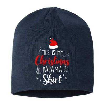 Funny Christmas Pj Pajama Pjs For Family Sustainable Beanie