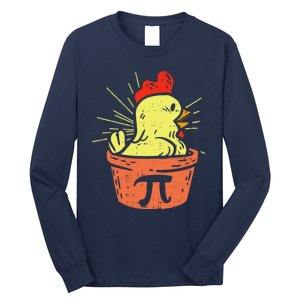 Funny Chicken Pot Pie Math Lover Teacher Gift Long Sleeve Shirt