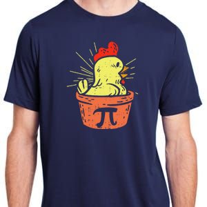 Funny Chicken Pot Pie Math Lover Teacher Gift Adult ChromaSoft Performance T-Shirt