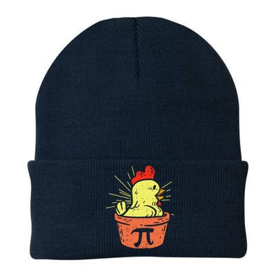 Funny Chicken Pot Pie Math Lover Teacher Gift Knit Cap Winter Beanie