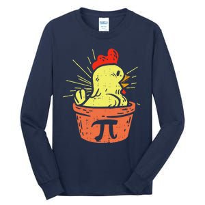 Funny Chicken Pot Pie Math Lover Teacher Gift Tall Long Sleeve T-Shirt