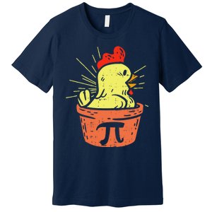 Funny Chicken Pot Pie Math Lover Teacher Gift Premium T-Shirt