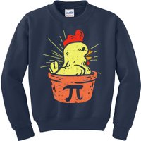 Funny Chicken Pot Pie Math Lover Teacher Gift Kids Sweatshirt