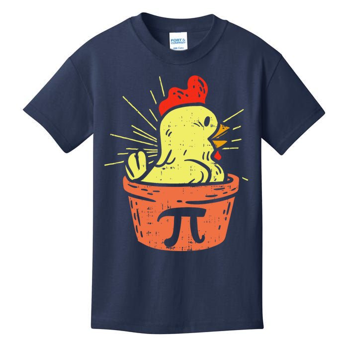 Funny Chicken Pot Pie Math Lover Teacher Gift Kids T-Shirt