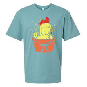 Funny Chicken Pot Pie Math Lover Teacher Gift Sueded Cloud Jersey T-Shirt