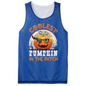 Funny Coolest Pumpkin In The Patch Halloween Graphic Gift Mesh Reversible Basketball Jersey Tank