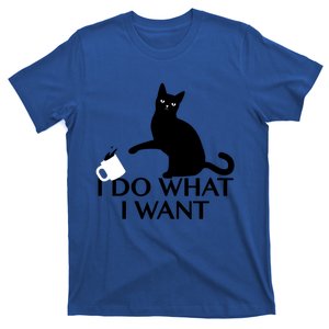 Funny Cat Personality Gift I Do What I Want Cute Gift T-Shirt