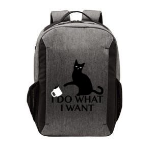 Funny Cat Personality Gift I Do What I Want Cute Gift Vector Backpack