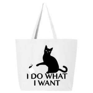 Funny Cat Personality Gift I Do What I Want Cute Gift 25L Jumbo Tote