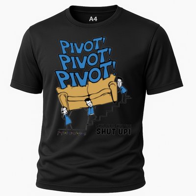 Friends Couch Pivot Pivot Pivot Shut Up Shut Up Shut Up Cooling Performance Crew T-Shirt