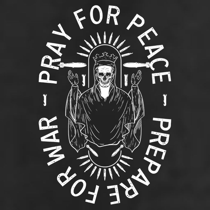 Funny Christian Pray For Peace Prepare For War Beanie