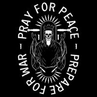 Funny Christian Pray For Peace Prepare For War Drawstring Bag