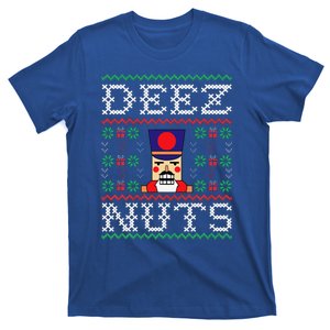 Funny Christmas Pajama Family Xmas Deez Nuts Nutcracker Nut T-Shirt