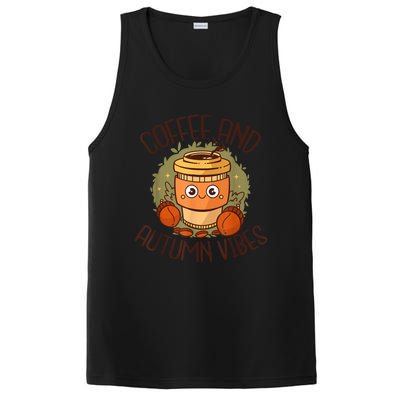 Fall Coffee Pumpkin Latte Coffee Autumn Vibes Spice Coffee PosiCharge Competitor Tank