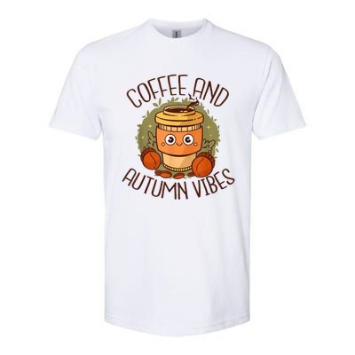 Fall Coffee Pumpkin Latte Coffee Autumn Vibes Spice Coffee Softstyle CVC T-Shirt