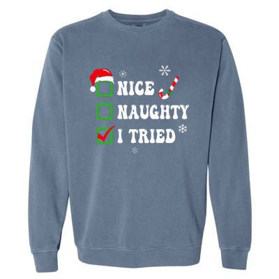 Festive Christmas Pajama Set with Funny LightUp Design Garment-Dyed Sweatshirt