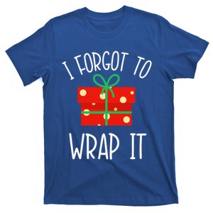 Funny Christmas Pregnancy Announcet I Forgot To Wrap It Great Gift T-Shirt