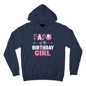 Farming Cow Papa Of The Birthday Girl Family Matching Hoodie