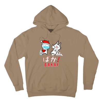 Funny Christmas Pajama, Anime Baka Idiot, Mask Toilet Paper Hoodie