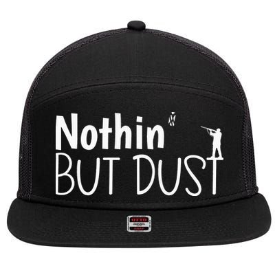 Funny Clay Pigeon Shooting Trap Shooting Skeet Shooter 7 Panel Mesh Trucker Snapback Hat