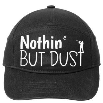Funny Clay Pigeon Shooting Trap Shooting Skeet Shooter 7-Panel Snapback Hat