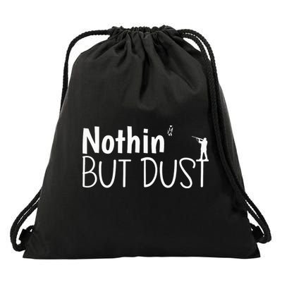 Funny Clay Pigeon Shooting Trap Shooting Skeet Shooter Drawstring Bag
