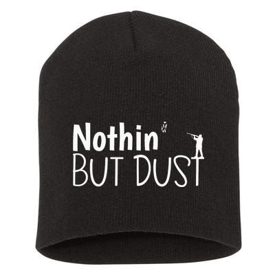 Funny Clay Pigeon Shooting Trap Shooting Skeet Shooter Short Acrylic Beanie